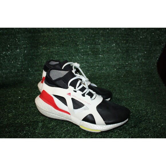 Adidas Stella McCartney Ultraboost 21 Womens Size 9.5 Black Shoes White New - Picture 2 of 11